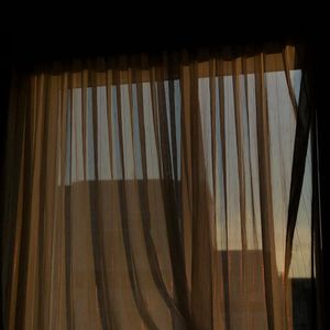 View of a serene morning light through a gym window